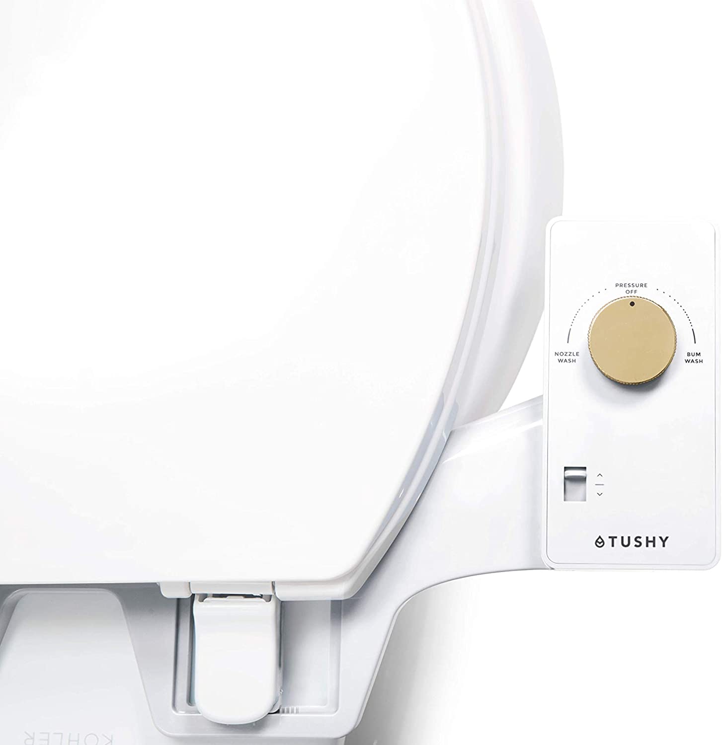 Classic Bidet Toilet Seat Attachment (Non-Electric, Self-Cleaning)