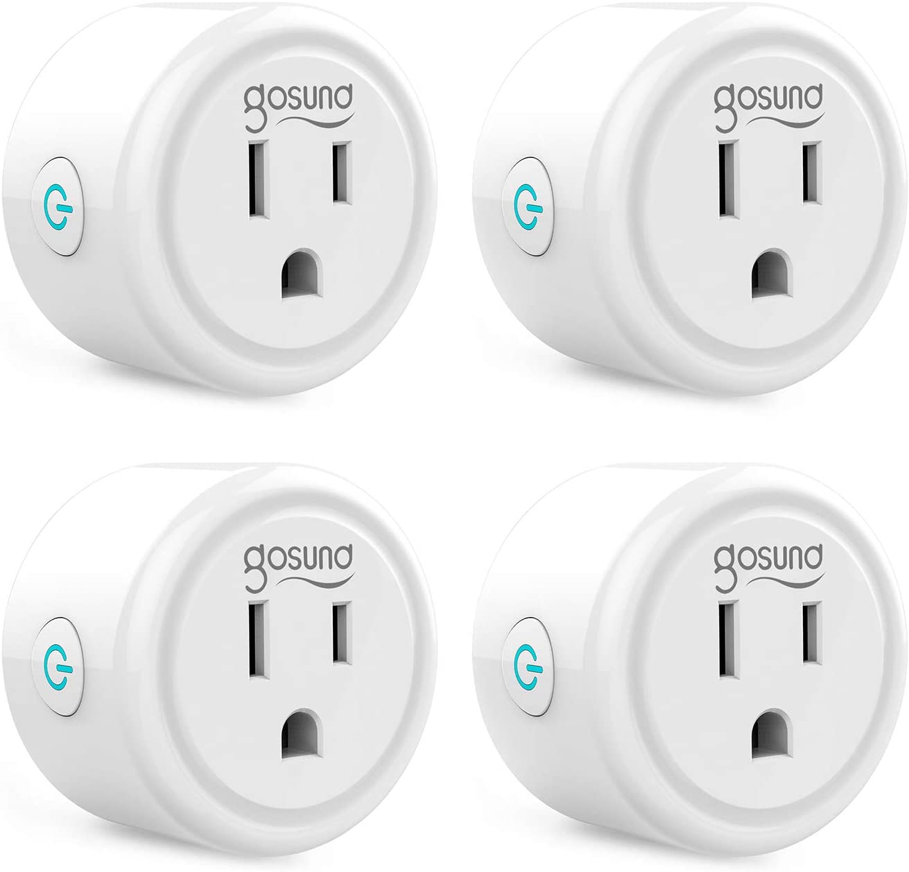 Smart Plug Compatible with Alexa & Google Home (4 Pack)