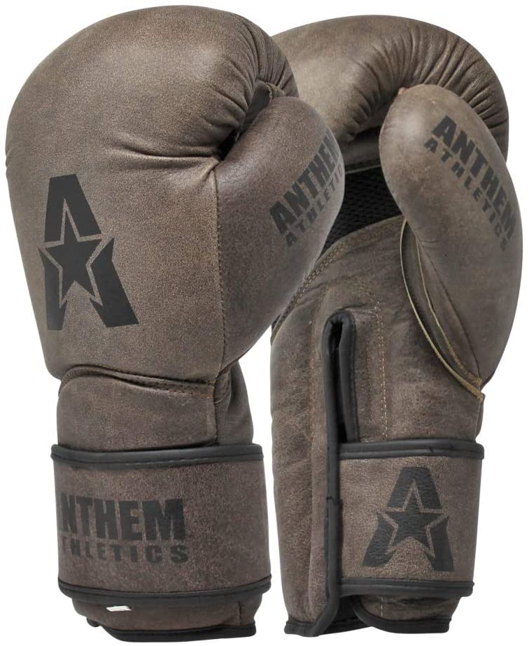 Anthem Athletics: Leather Vintage Look Boxing Gloves