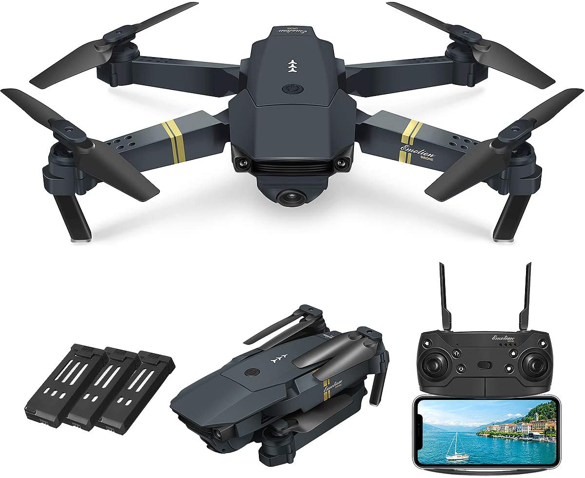 Quadcopter Drone with Live Camera (25 Minute Flight Time)