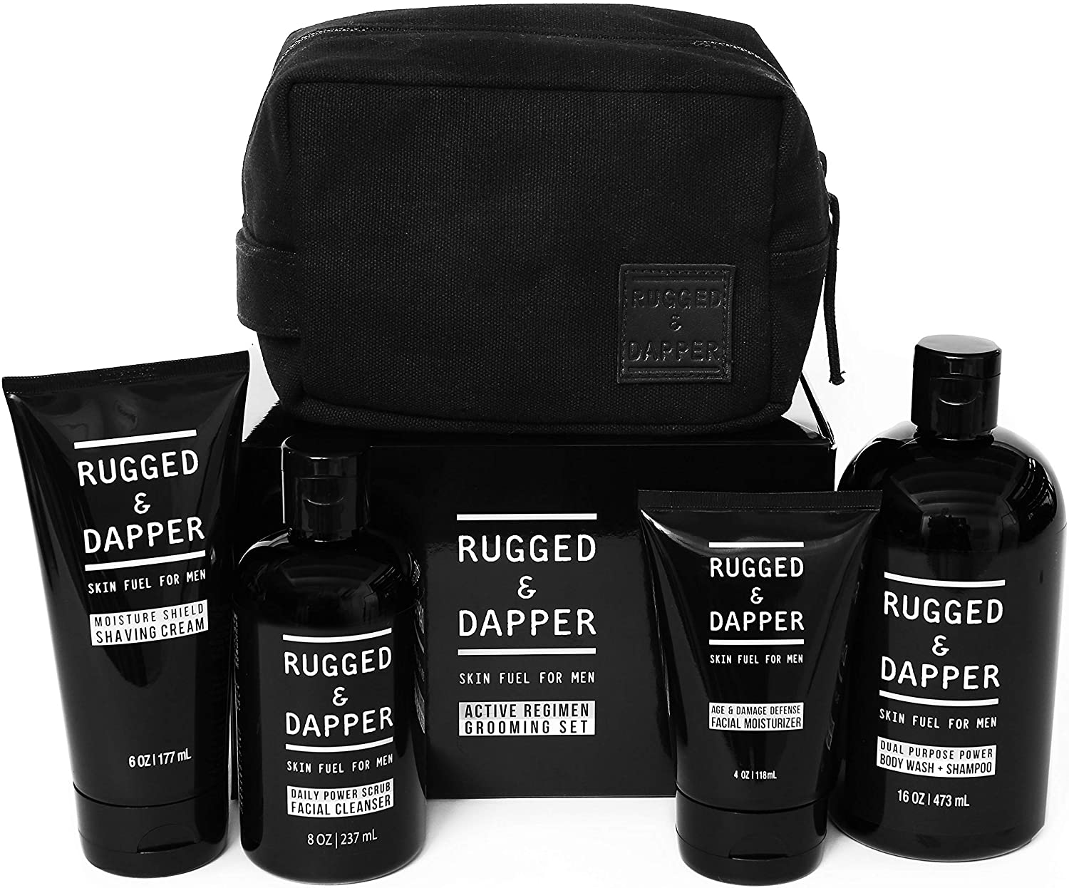 Rugged & Dapper: Active Regimen Grooming and Skincare Set