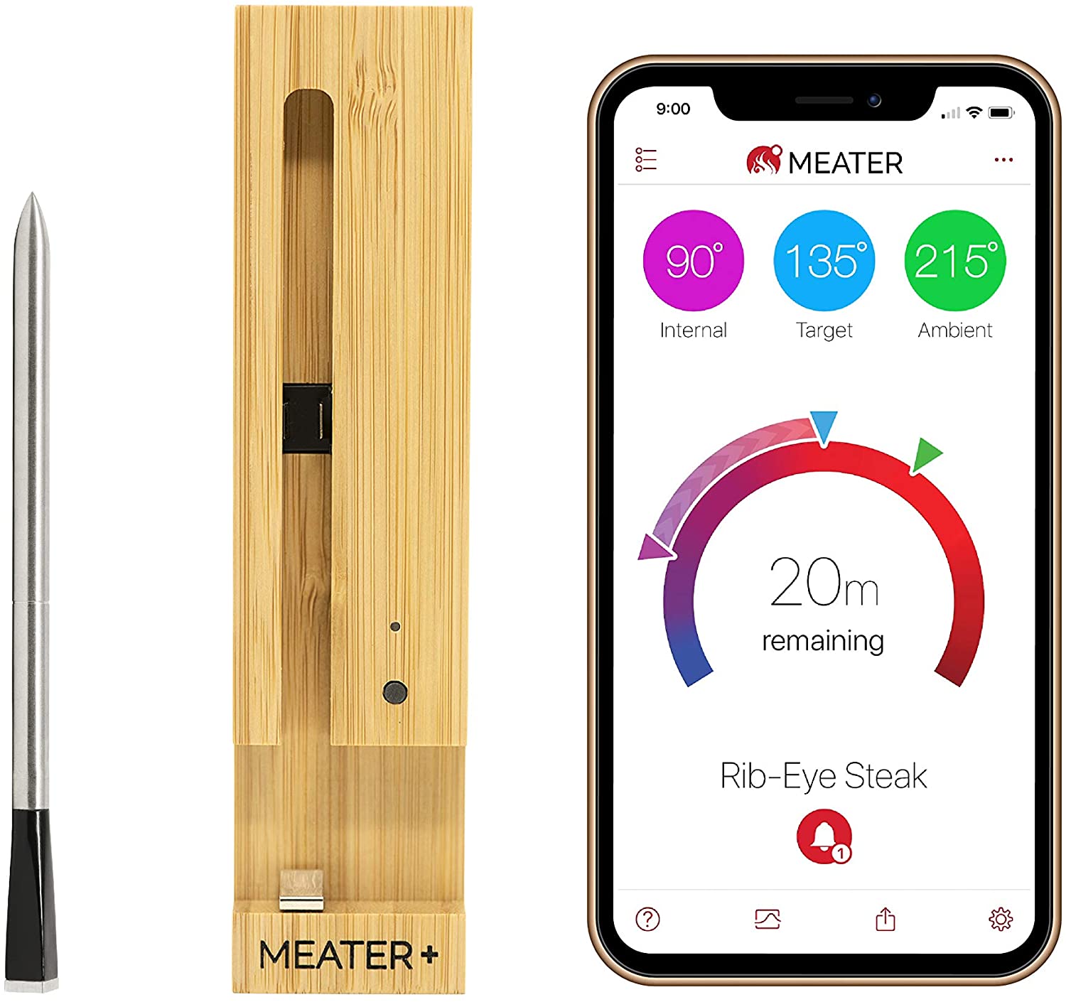 Meater Plus Smart Wireless Meat Thermometer