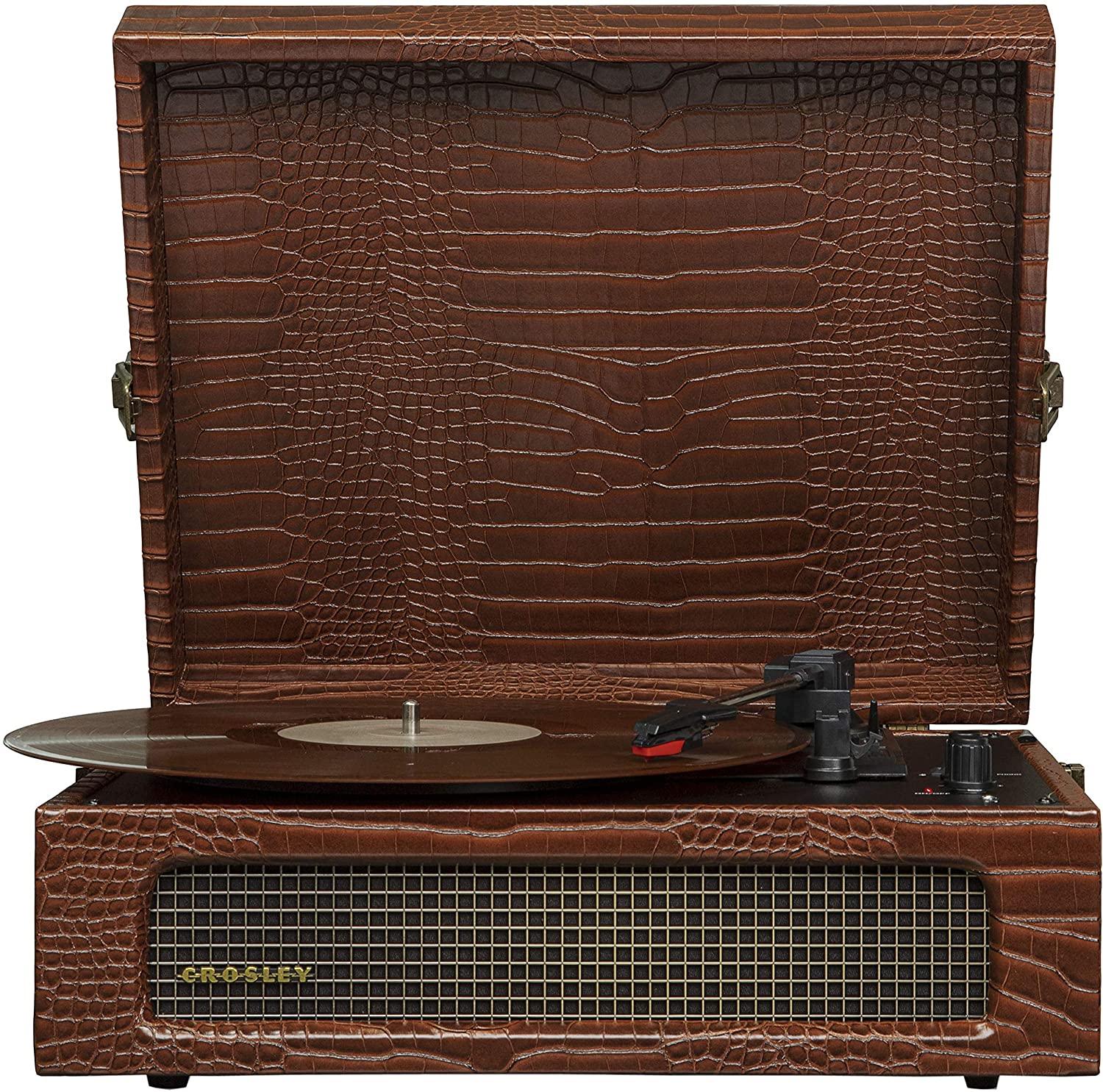 Crosley Voyager Vintage Portable Bluetooth Turntable with Built-in Speakers