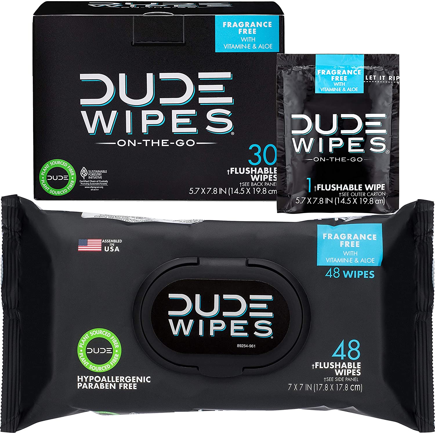 DUDE Wipes (Flushable Wipes)