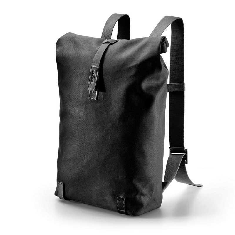 Brooks England: Pickwick Small Leather-Trimmed Cotton-Canvas Backpack